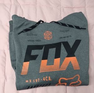 Fox brand men's sweatshirt, sz medium, grey